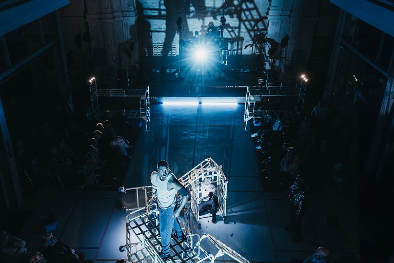 Kiss Marry Kill production shot of set design